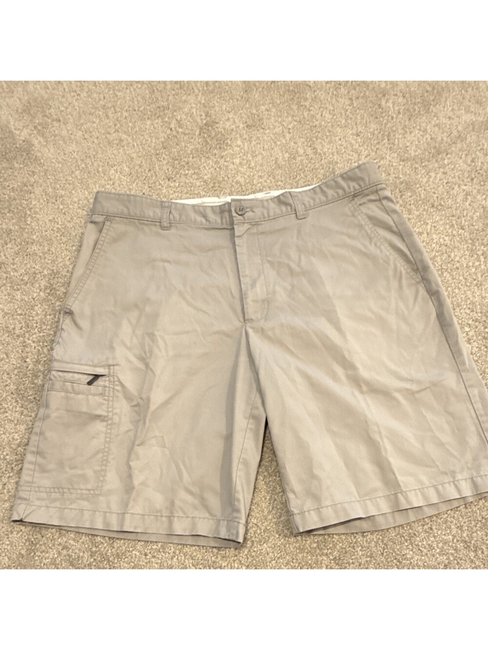 Greg Norman for Tasso Elba Five Iron Men's Gray Cargo Golf Shorts 36"